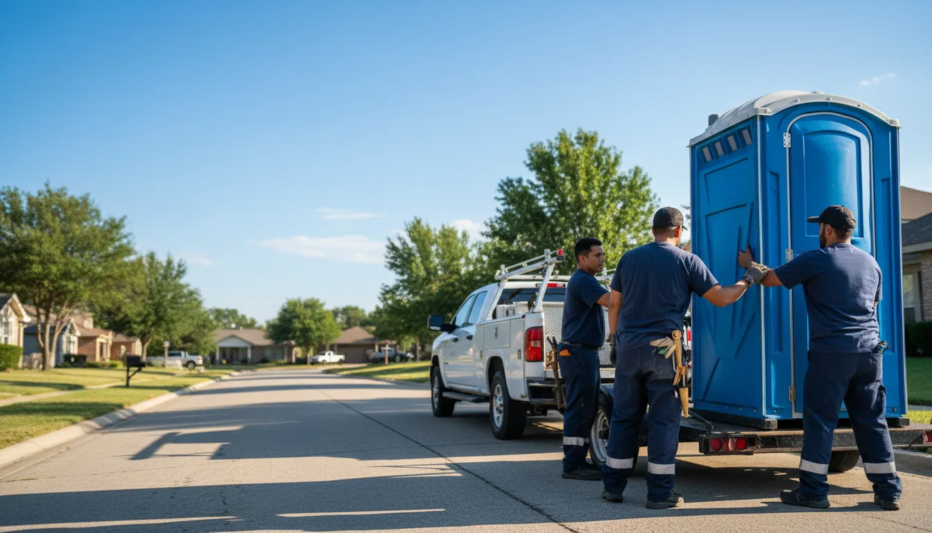 Portable Toilet Rental in Caldwell, KS near me